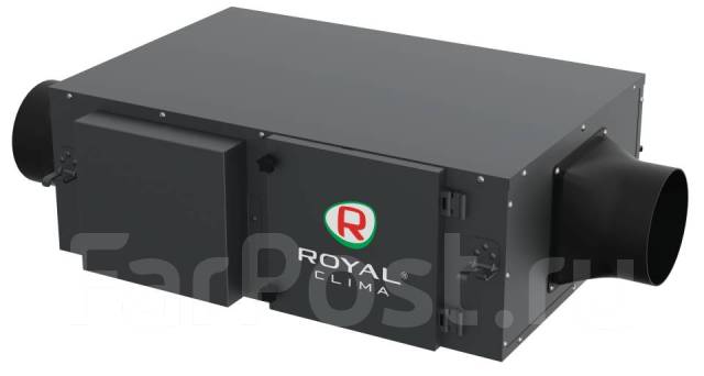Приточная компактная установка Royal Clima RCV-500 LUX + EH-1700 серии ...