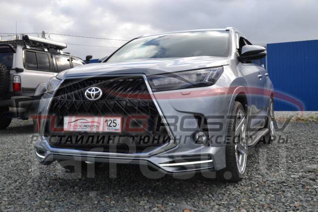Тюнинг автомобилей: пороги, защита бампера Toyota Highlander