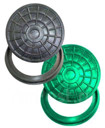 Люк канализационный полимерно-песчаный тип \"Л\" 630 черный - Сантехника ...