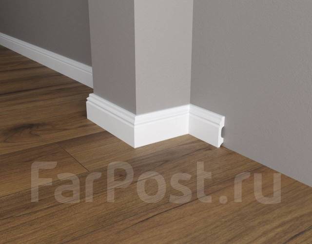 Плинтус напольный из дюрополимера DD27 Decor-Dizayn (можно красить), в ...
