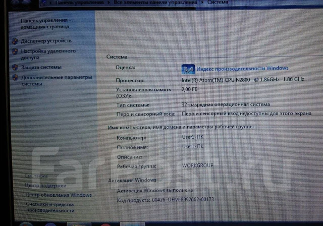 Asus Eee PC 1025CE. 14", 1,9����, ��� 2048 ��, ���� 400���, WiFi: 1, Bluetooth: 1 ����
