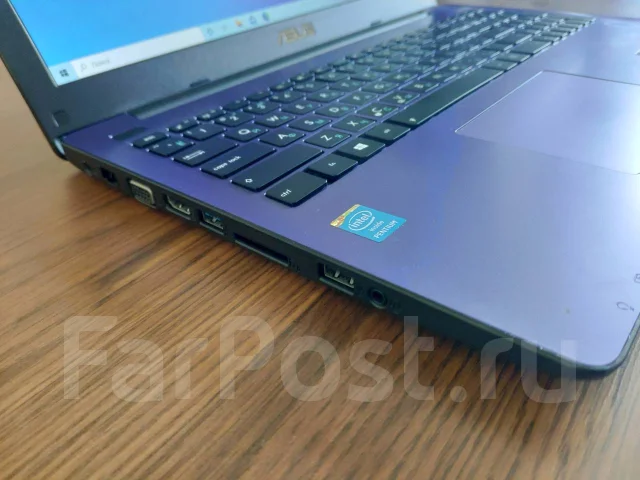 Asus X553M. 15.6", 2,2����, ��� 4 ��, ���� 128���, WiFi: 1, Bluetooth: 1, ����������� �� 3��. ����