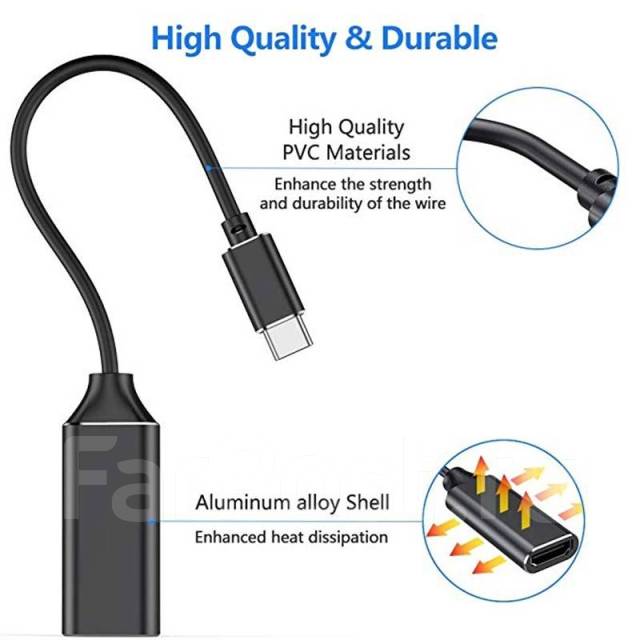 Кабель-переходник USB Type C (папа) на HDMI (мама) 4К*2К, новый, под ...