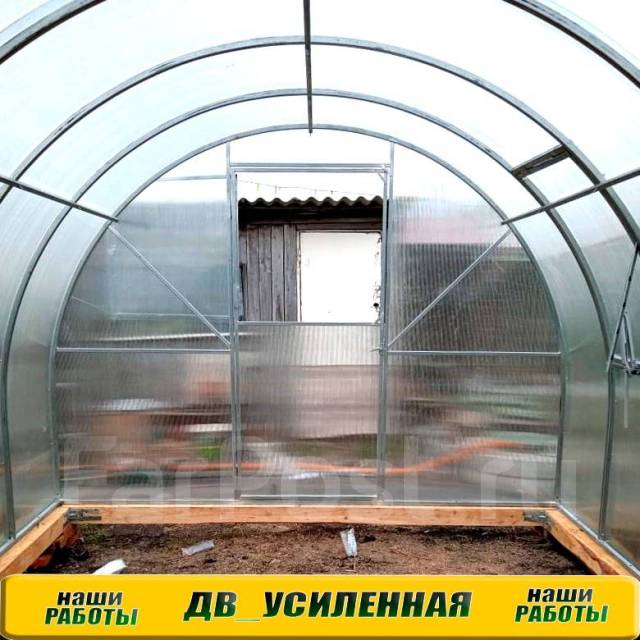 Теплица из поликарбоната усиленная, новый, в наличии. Цена: 41 650₽ в ...