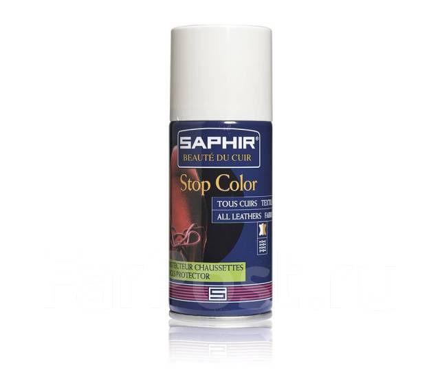 Защитный закрепитель краски обуви спрей Saphir Stop Color, новый, в ...