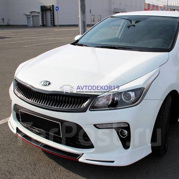 Решетка радиатора (маска) Sport Line на Kia Rio IV (Киа Рио 4) купить в ...