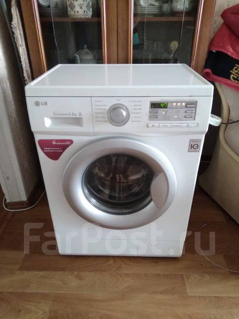 Стиральная машина LG Прямой привод 5кг, б/у, в наличии. Цена: 8 000₽ в ...