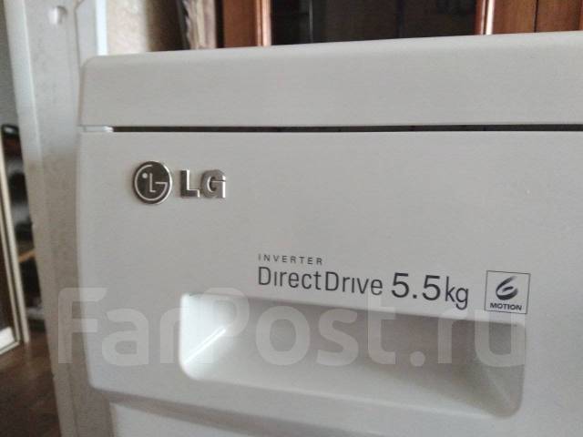 Стиральная машина LG Прямой привод 5кг, б/у, в наличии. Цена: 8 000₽ в ...