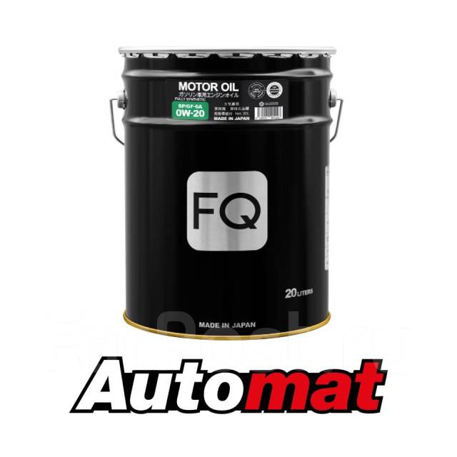 Моторное масло FQ 0W-20 SP/GF-6A Fully Synthetic, 20л, FQ Fujito ...