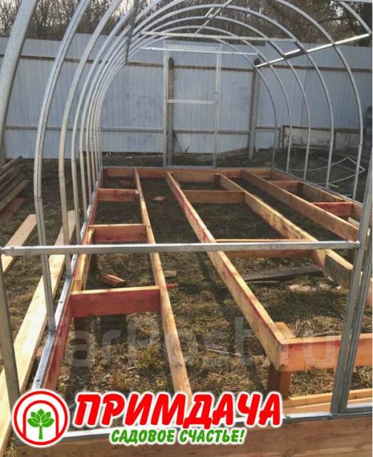 Каркас теплицы Дачница Усиленная 3*4м без поликарбоната, новый, в ...