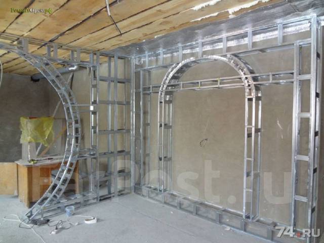 Работы с гипсокартоном - Отделочные работы во Владивостоке