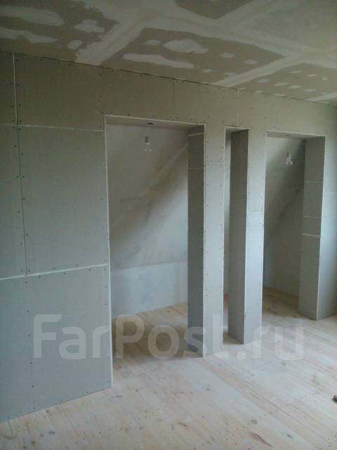 Работы с гипсокартоном - Отделочные работы во Владивостоке