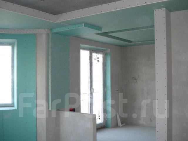 Работы с гипсокартоном - Отделочные работы во Владивостоке