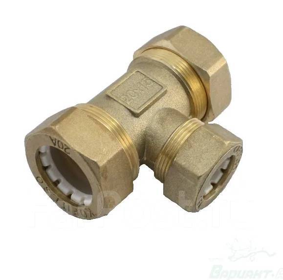 Тройник для соединения с трубой из нержавейки TT 20 - Сантехника и ...