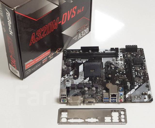 Материнская плата asrock a320m dvs