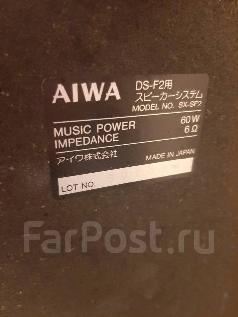 Aiwa strasser ds-f2, акустические колонки, б/у, в наличии