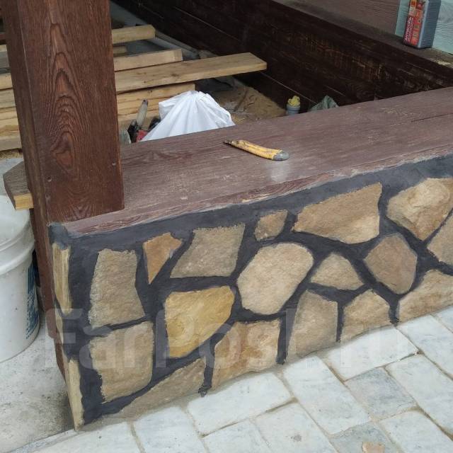 Укладка плитняка. Свой камень. Лестницы из плитняка. Облицовка ...