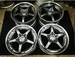 RAYS Volk Racing SF Challenge. 8.0/9.0x18", 5x114.3, ET35/48, �� 73���. ����