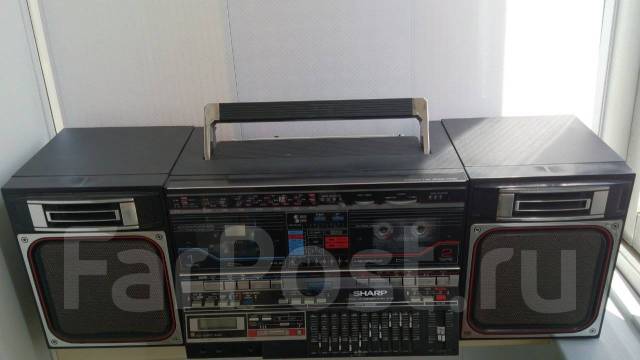 Магнитофон двухкассетный Sharp - GF800Z(ВК), б/у, в наличии. Цена: 25 ...
