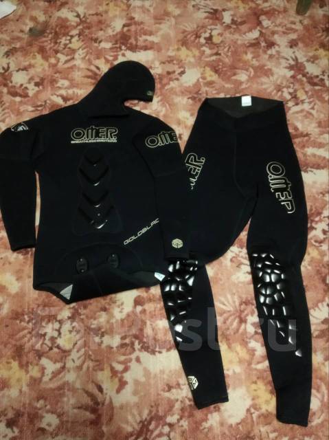 Гидрокостюм для подводной охоты Omer (Италия) - Gold Black 7 + 5 мм ...