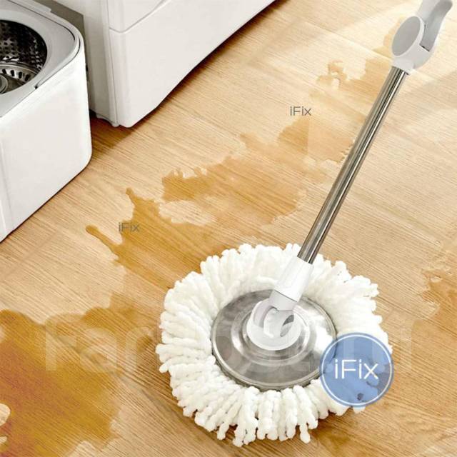 Швабра с центрифугой и ведром Xiaomi Mi Quange 360 QJ030401, новый, в ...