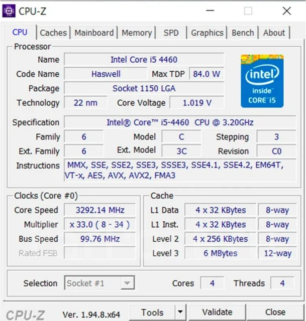 Intel Core i5-4460 ����
