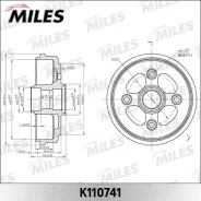 ������� ��������� ������ Daewoo Matiz (M100, M150) 98-, Chevrolet Spark (M150) 00- Miles K110741 K110741 ����