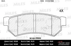 ������� ��������� �������� ������ Chevrolet Lacetti (J200) 04-, Daewoo Gentra (KLAS) Miles E110044 E110044 ����