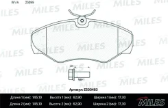 ������� ��������� Opel Vivaro/Renault Trafic 01- �������� ceramic Miles E500483 E500483 ����