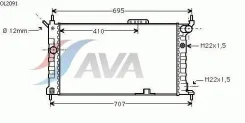�������� ���������� ��������� (���� + �/� ! ) OPEL Astra F AVA OL2091 OL2091 ����