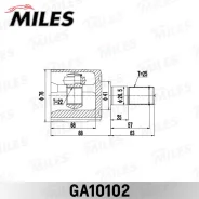 ���� ���������� Hyundai Elantra III, IV 00-, Accent II, III 00-, Matrix 01- (����) Miles GA10102 GA10102 ����
