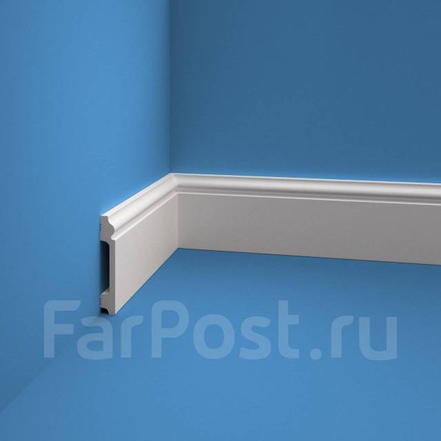 Плинтус дюрополимерный под покраску P100.16.1 (100*16*2000мм). Цена ...
