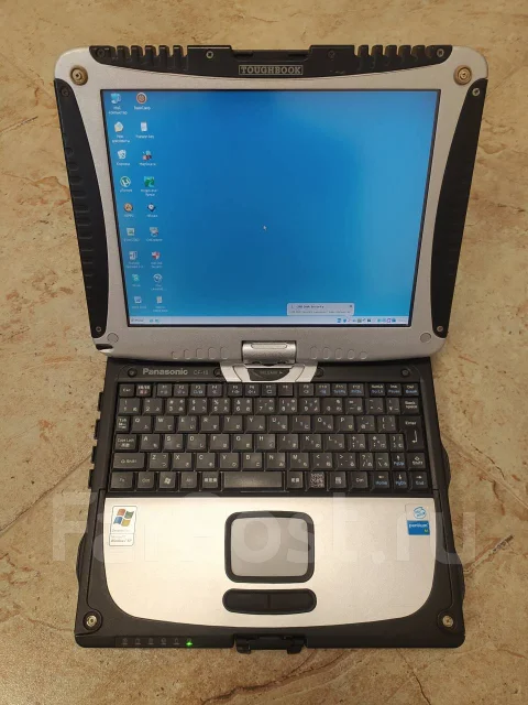 Panasonic Toughbook CF-18. 10.4", 900����, ��� 512 ��, ���� 40���, WiFi: 1, ����������� �� 1��. ��� ����� �� ������������ ����