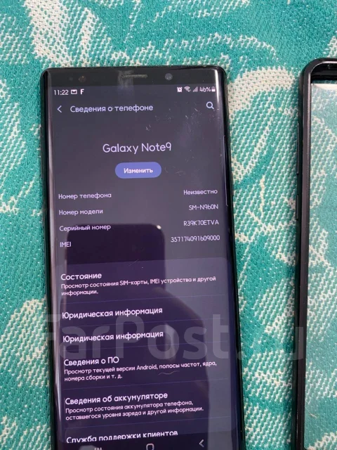 Samsung Galaxy Note 9. �/�, ������, 4G LTE, ����������, NFC ����