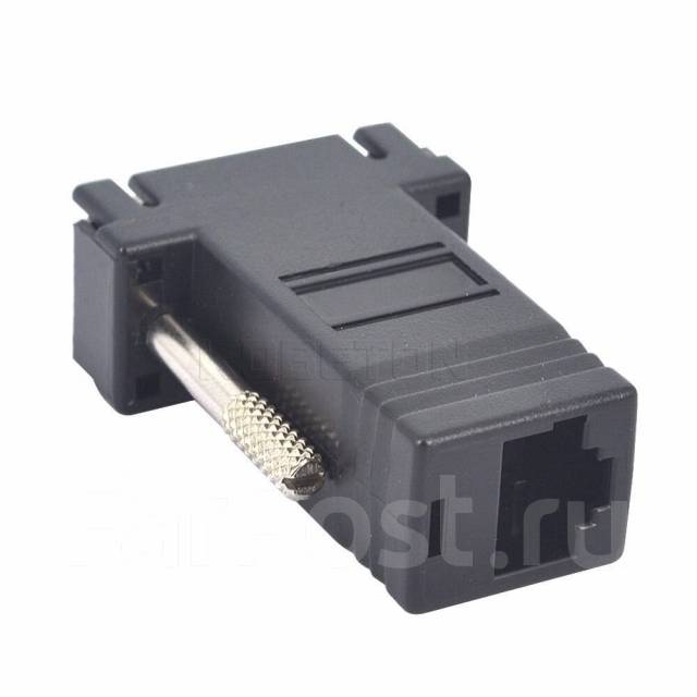 Переходник VGA - RJ45 (витая пара) папа (штекер) - Прочие комплектующие ...
