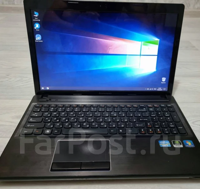 Lenovo G580. 17", 2,5����, ��� 4 ��, ���� 256���, WiFi: 1, Bluetooth: 1, ����������� �� 12��. ����