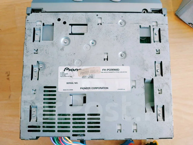 Pioneer Carrozzeria FH-P099MD DSP, CD, MD, MP3, AUX, WMA, AAC, WAV