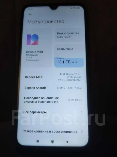 Xiaomi Redmi Note 8T. �/�, �����������, �����, 4G LTE, Dual-SIM, NFC ����