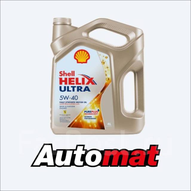 Моторное масло Shell Helix Ultra 5W-40 SN/SP, 4л - Моторные масла во ...