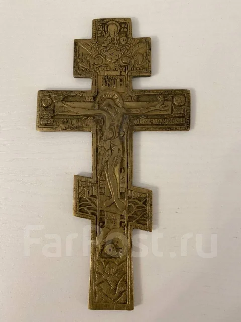 Старинный крест распятие