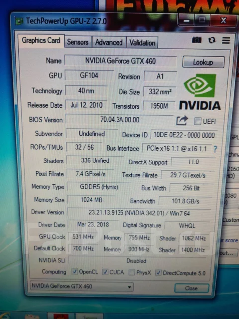 GeForce GTX 460 ����
