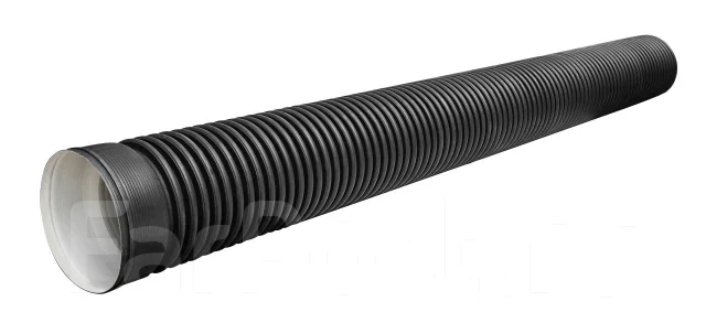 Труба гофрированная двустенная жесткая SN8 L6000 д. 400 с раструбом FD ...