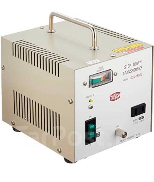 Трансформатор понижающий 220/100 V Nissyo SDX-1500 Япония, новый, в ...