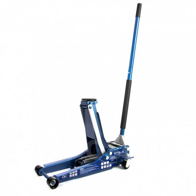 Домкрат подкатной Stels LOW Profile Quick LIFT. 3т. 75-515мм, новый, в ...
