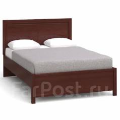 Кровать полутороспальная с боковой спинкой и ящиками