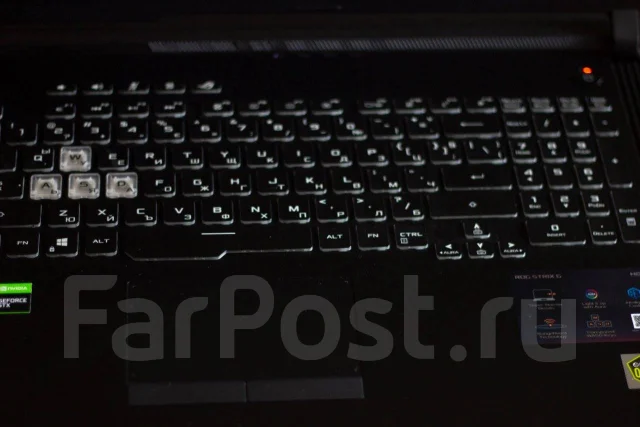 Asus ROG Strix Scar III G731GU. 17.3", 2,6����, ��� 16 ��, ���� 512���, WiFi: 1, Bluetooth: 1, ����������� �� 4��. ����