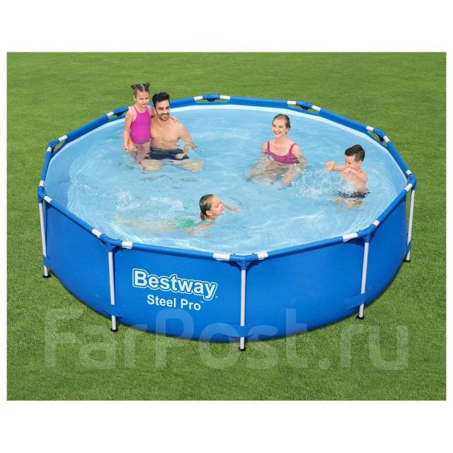 Бассейн каркасный Steel Pro, 305 х 76 см, 56408Bestway(+ насос), новый ...