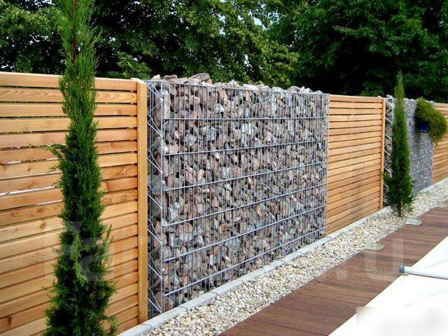 Благоустройство. Габионы. Монтаж габионов. Заборы из габиона брусчатка ...