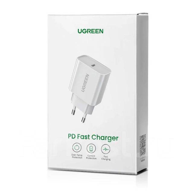 Оригинальное зарядное устройство Ugreen USB-C 20W iPhone 8-14 Доставка ...