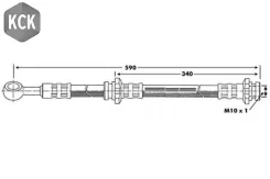 ����� ��������� KH-52917 BSC 46201-2F205 (�������) Nissan Bluebird U14 95-01, Primera Camino P11 95-01, ������ ������ KH52917 ����